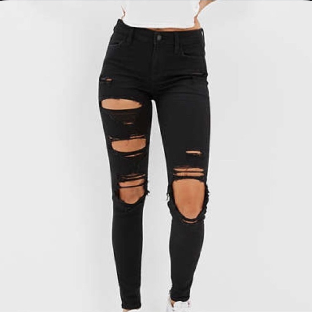 American Eagle Ripped Skinny Jeans
